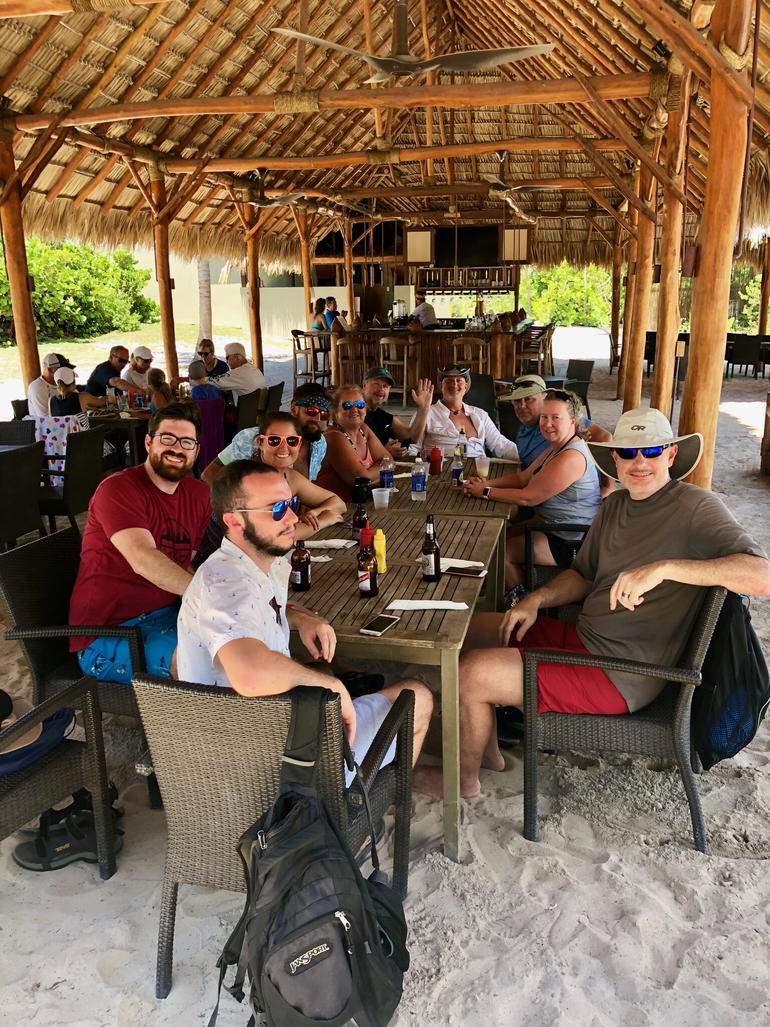 Lunch at Anegada Beach Club